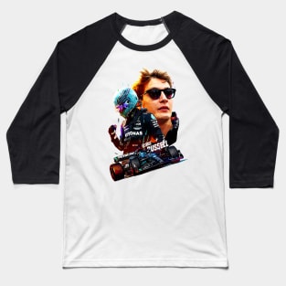 George Russell Hot Lap Baseball T-Shirt